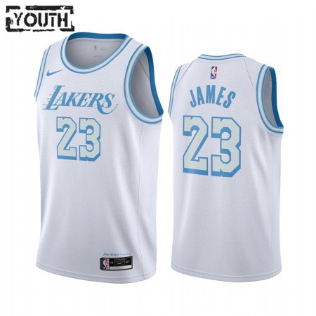 Maillot Basket Los Angeles Lakers LeBron James 23 2020-21 City Edition Swingman - Enfant